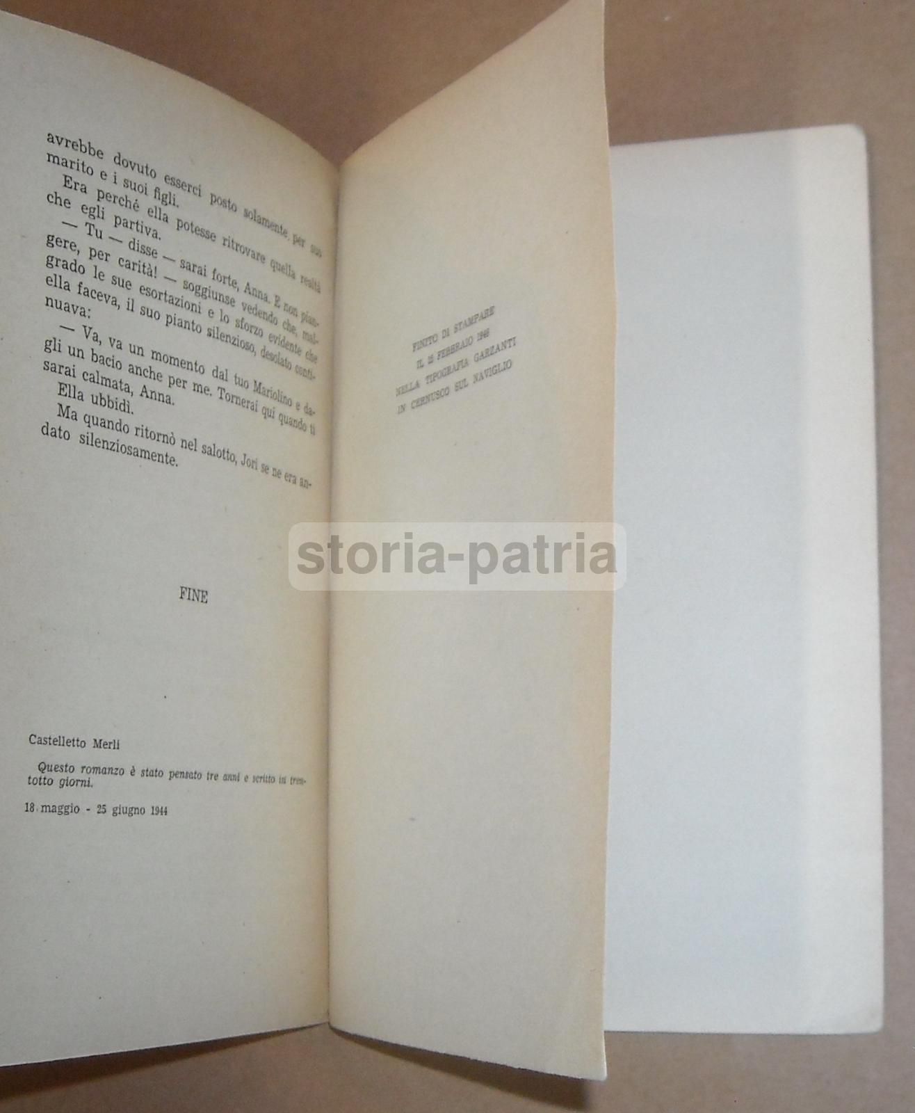 Appassionatamente. Prima Edizione Di Flavia Steno, 1946