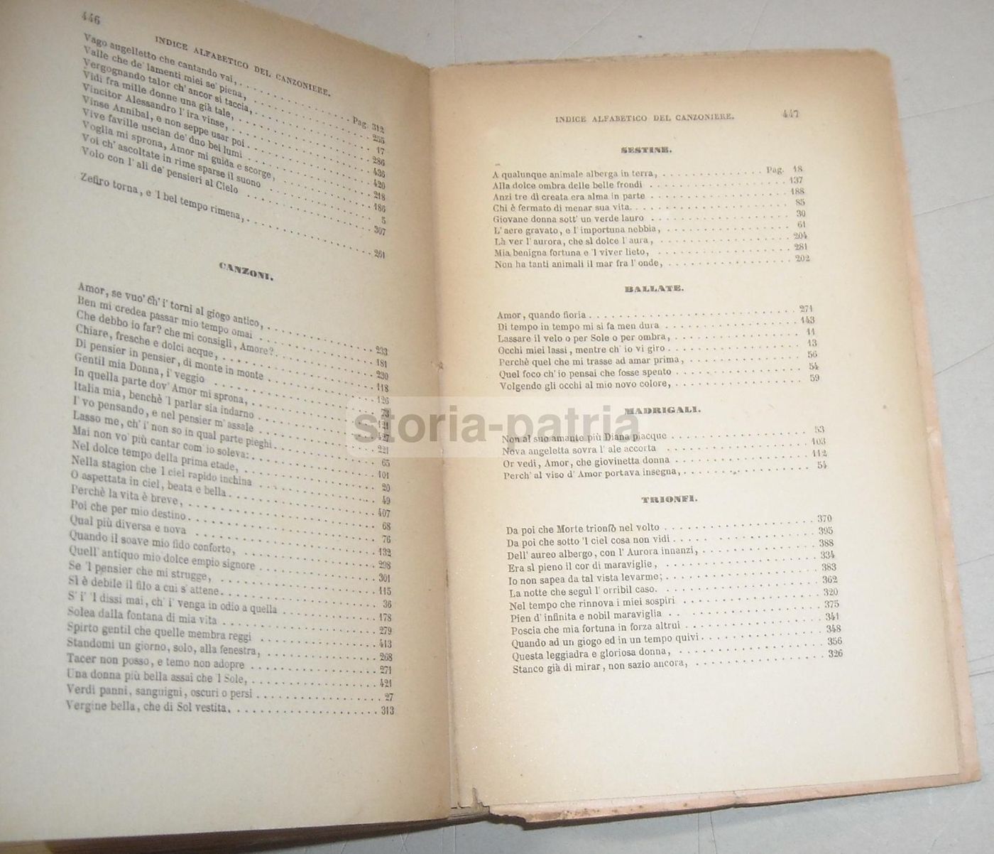 Rime Di Francesco Petrarca Con L'Interpretazione Di Giacomo Leopardi