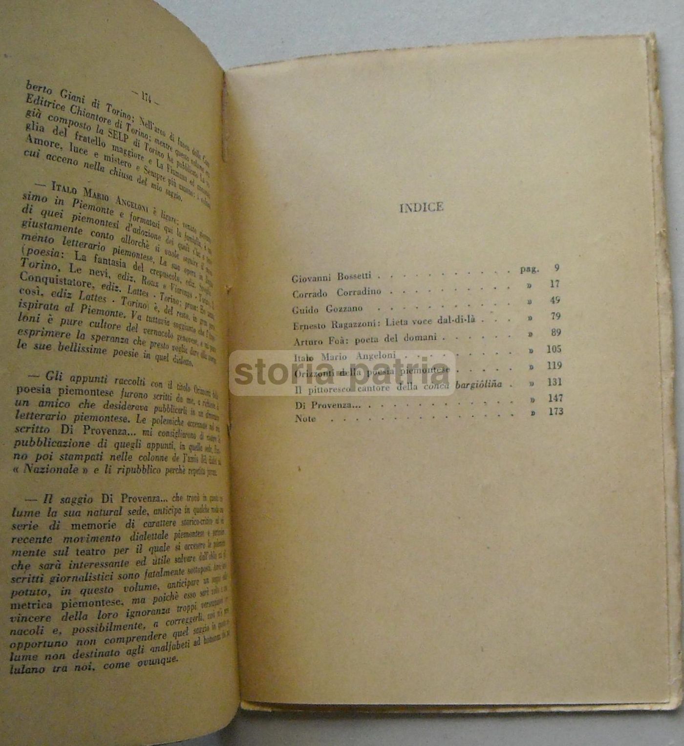 Letteratura Piemontese: Poesia E Biobibliografie (Bossetti, Gozzano, Corradino, Foà), 1932