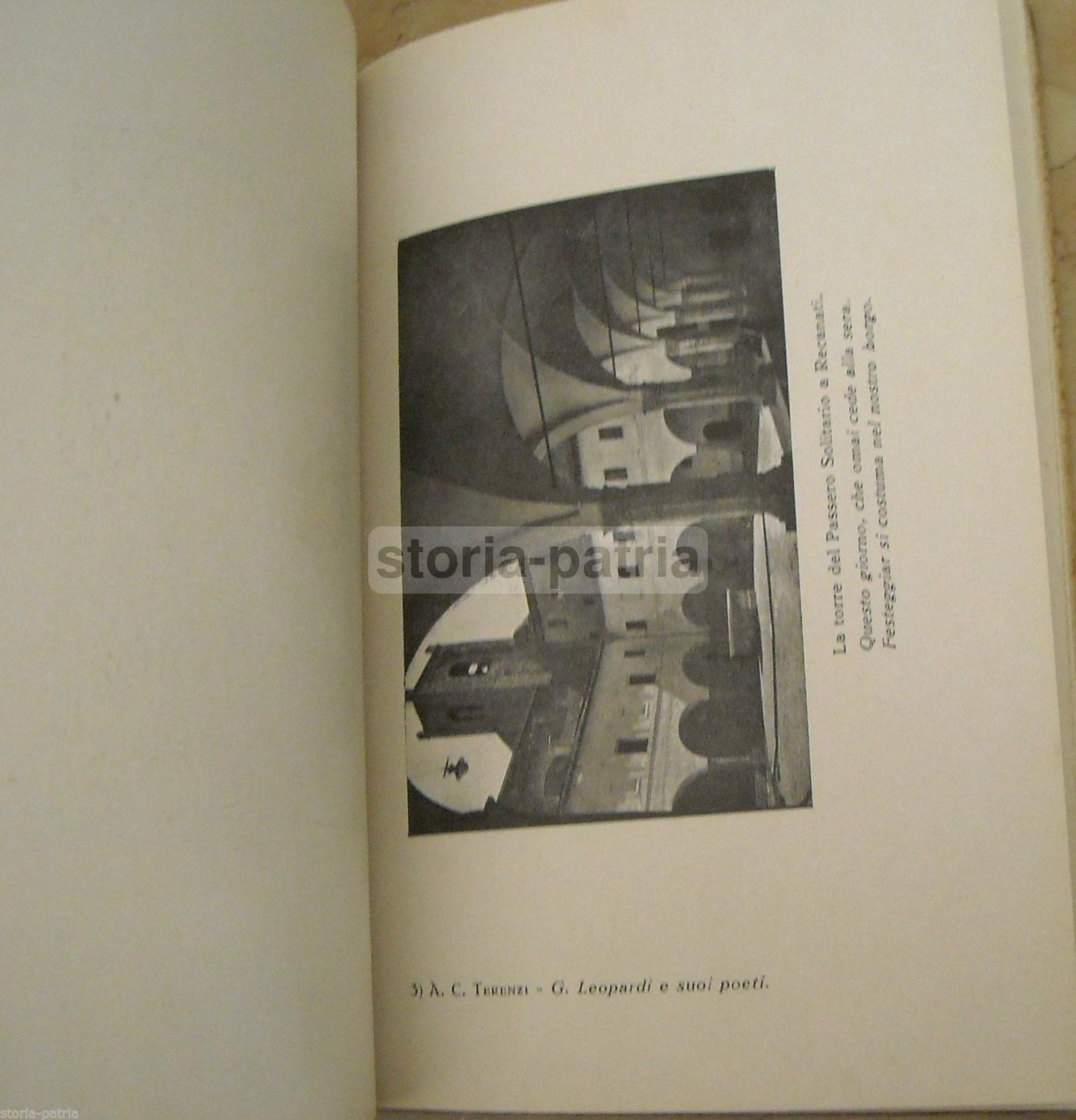 Giacomo Leopardi E I Suoi Poeti, Terenzi 1937, Illustrato Recanati