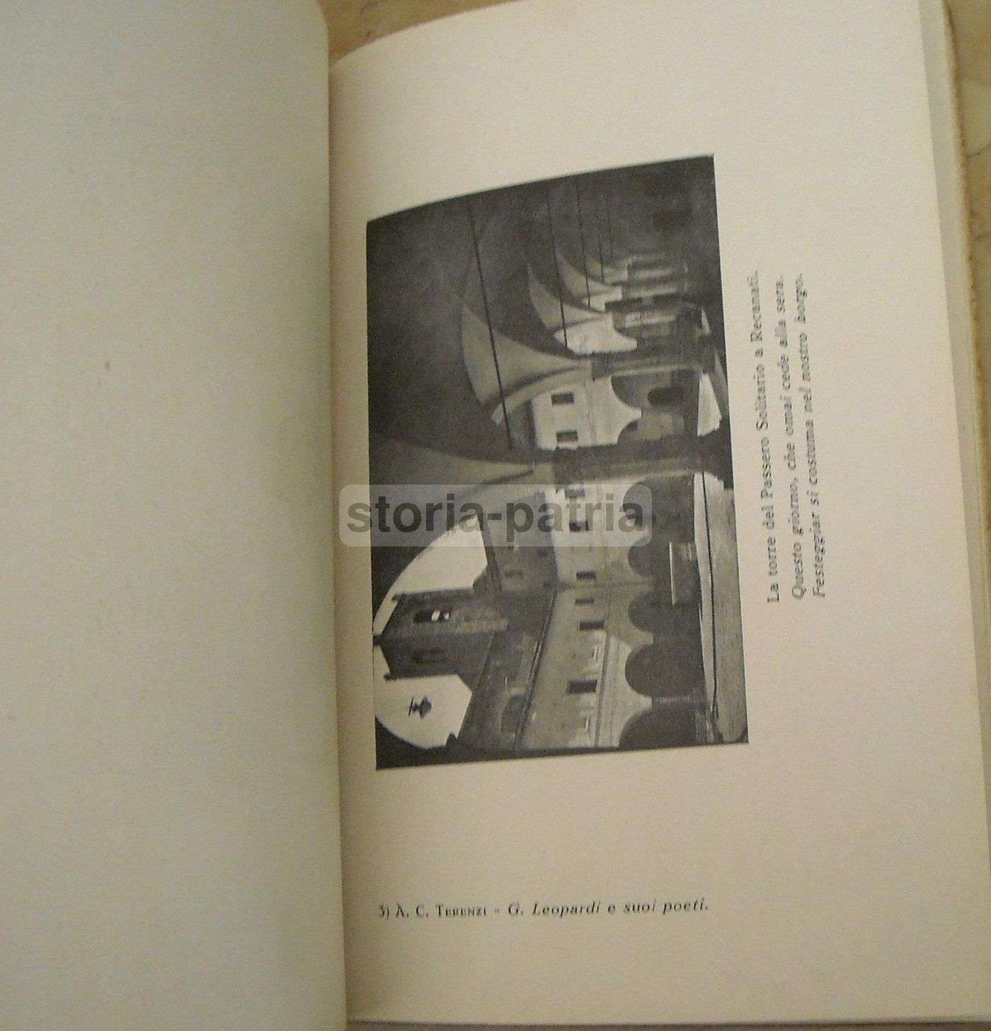 Giacomo Leopardi E I Suoi Poeti, Terenzi 1937, Illustrato Recanati