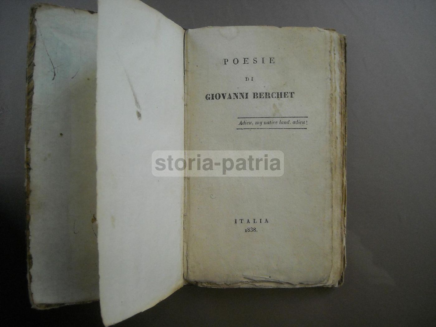 Giovanni Berchet, Poesie (1838)