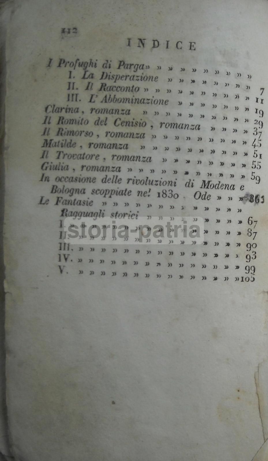Giovanni Berchet, Poesie (1838)