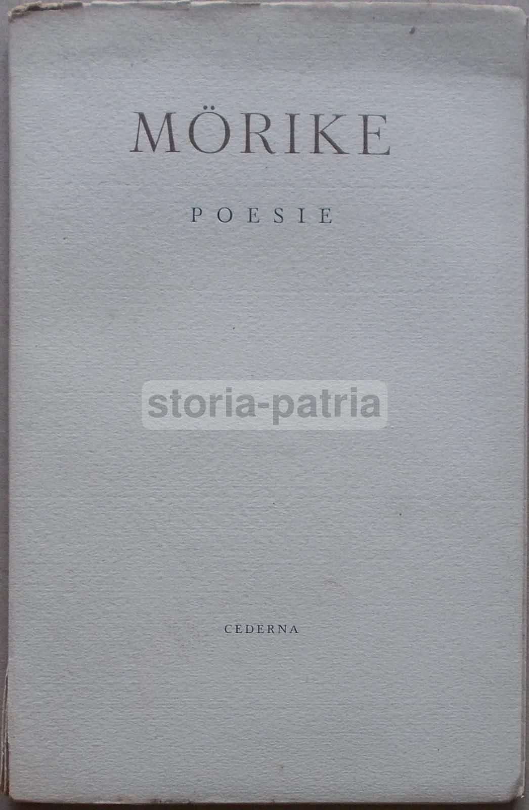Poesie Di Eduard Mörike, Edizione Cederna Milano 1948, Testo Bilingue