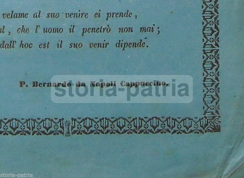 Sonetto Di Bernardo Da Napoli Per Un Novello Sacerdote, XIX Secolo