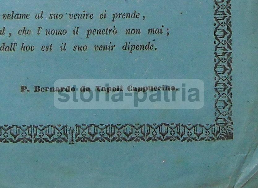 Sonetto Di Bernardo Da Napoli Per Un Novello Sacerdote, XIX Secolo