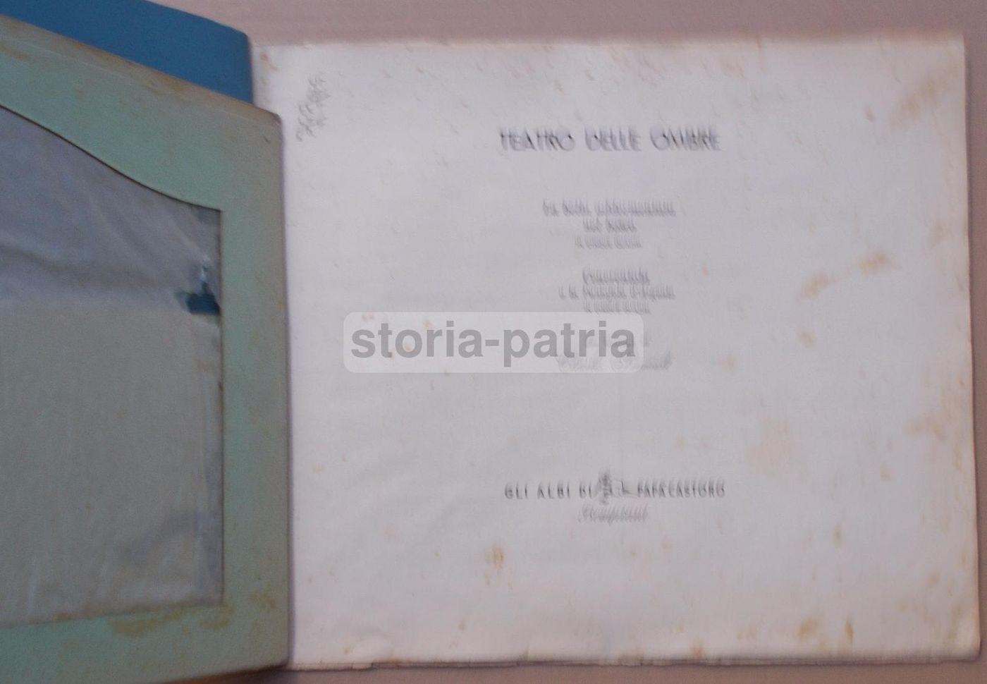 Teatro Delle Ombre Bompiani: Cenerentola E La Bella Addormentata, Anni '30