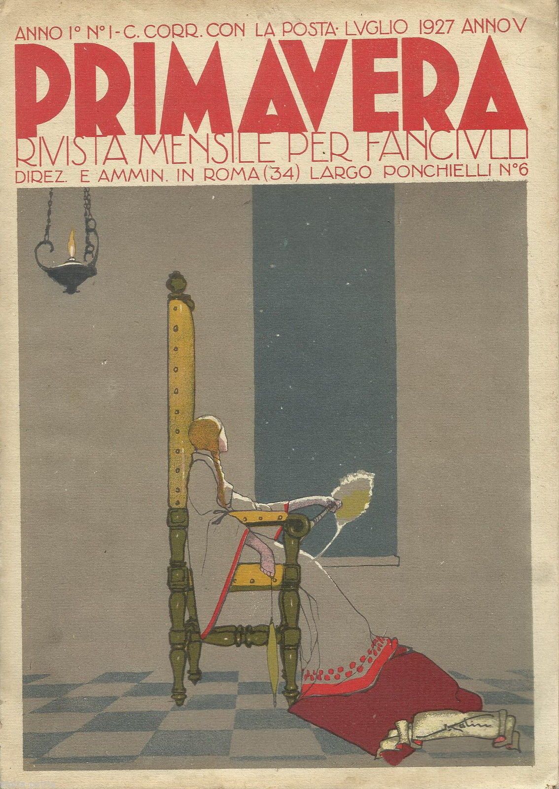 Primavera: Rivista Mensile Per Fanciulli, 1927, Anno I, N. 1 (Colombo, Marineria)