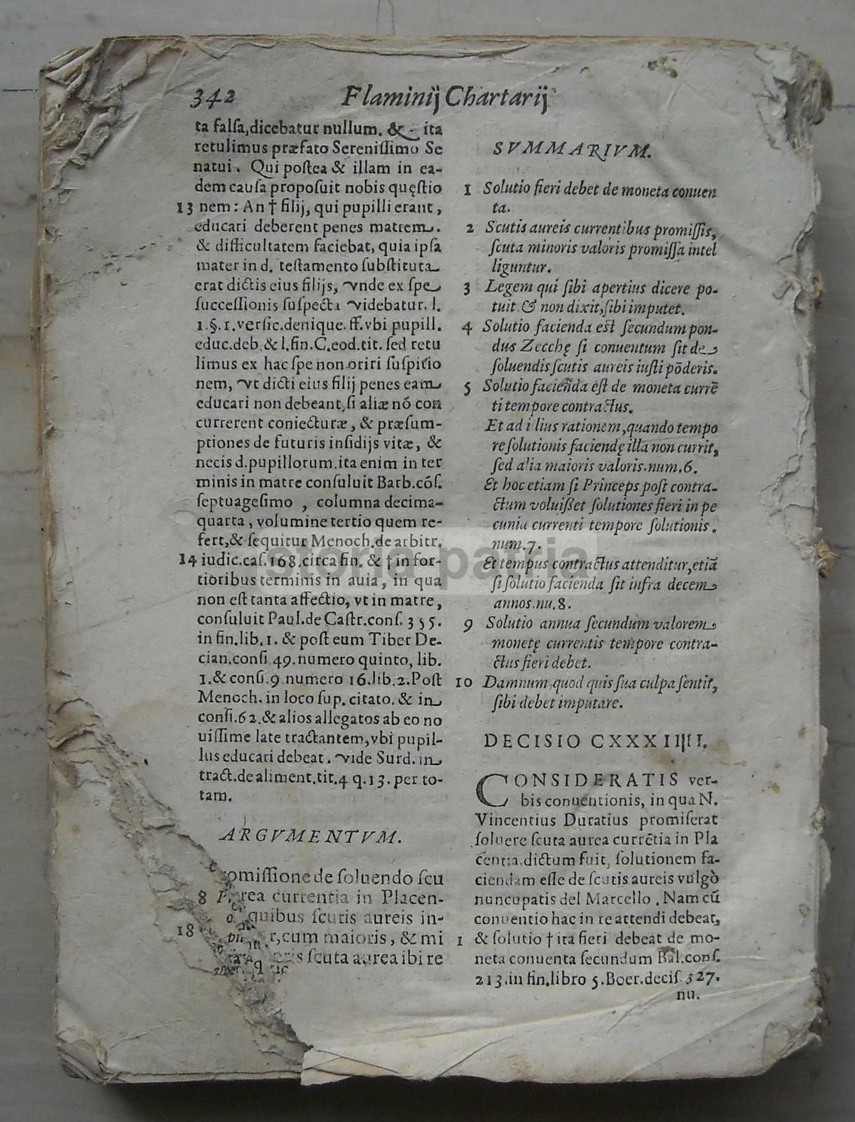 Decisiones Rotae Genuensis Di Flaminio Chartario, Venezia, 1600 Circa