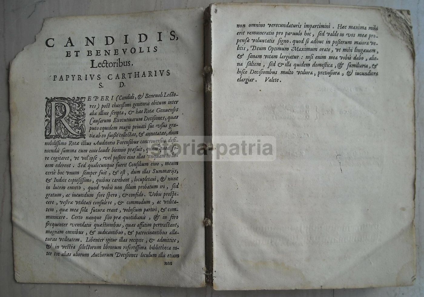 Decisiones Rotae Genuensis Di Flaminio Chartario, Venezia, 1600 Circa