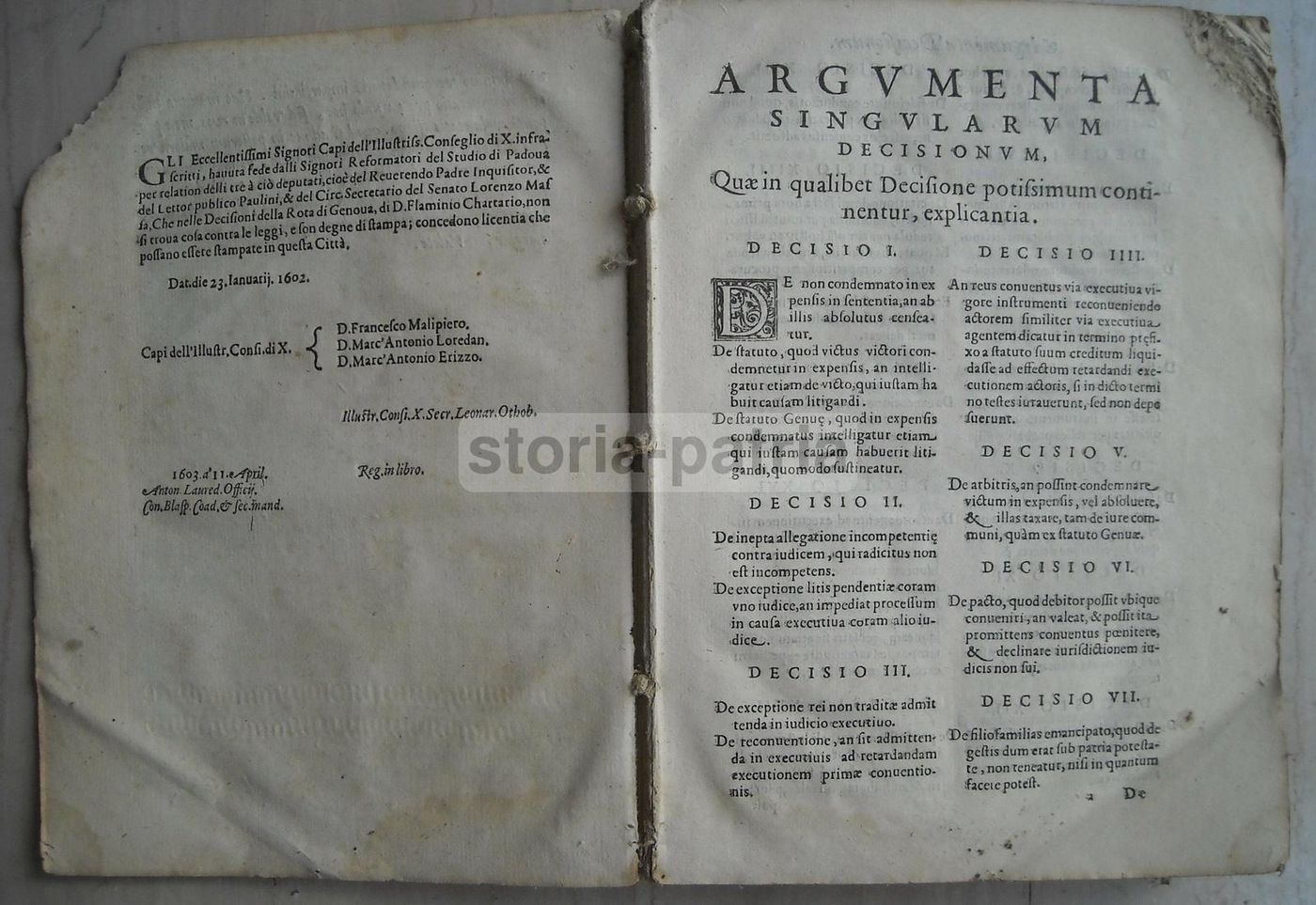 Decisiones Rotae Genuensis Di Flaminio Chartario, Venezia, 1600 Circa