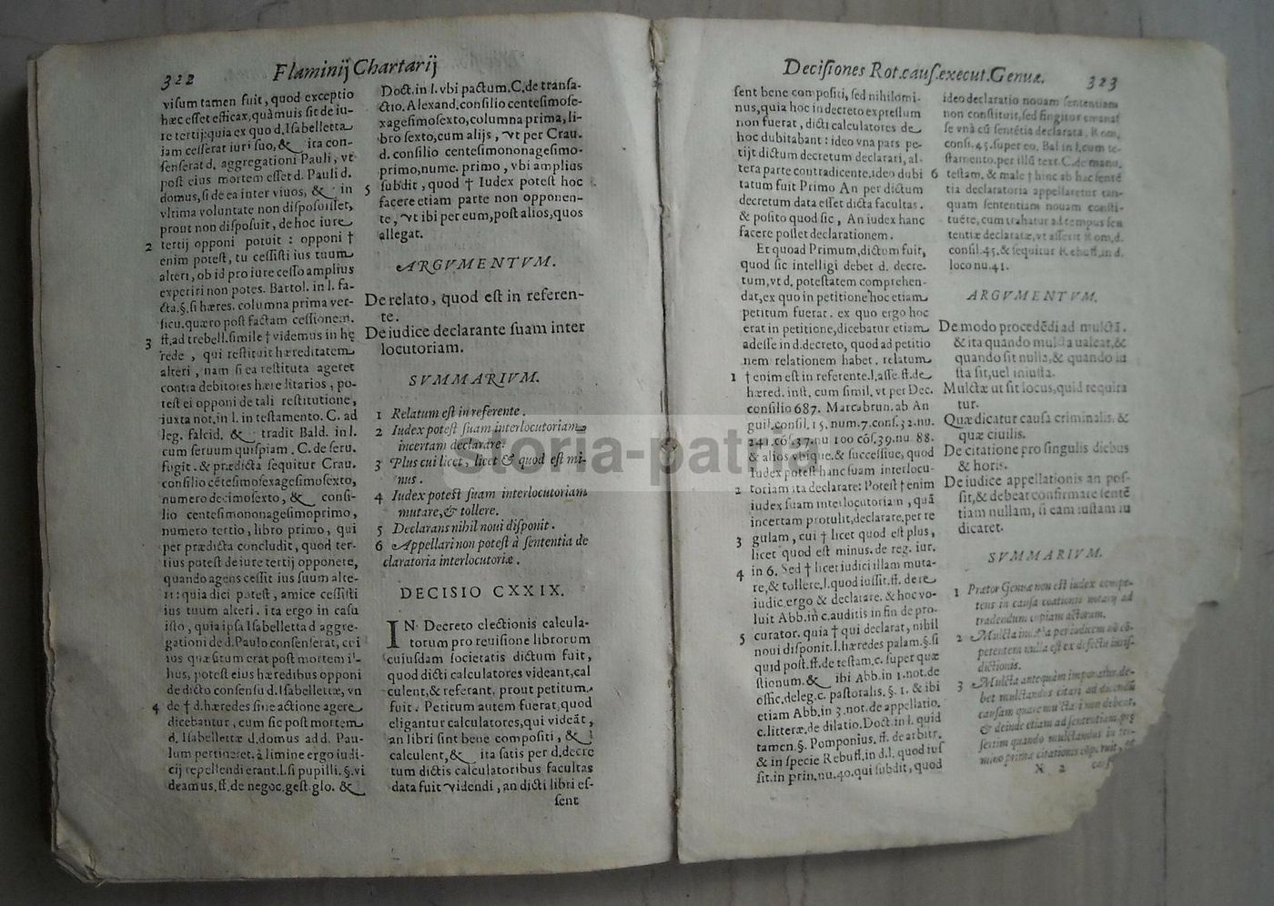 Decisiones Rotae Genuensis Di Flaminio Chartario, Venezia, 1600 Circa