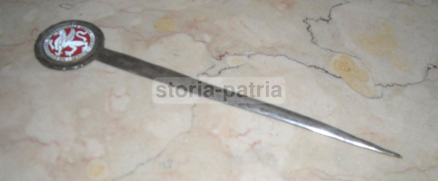 Tagliacarte Esposizione Canina Genova Nervi Smalto Araldico