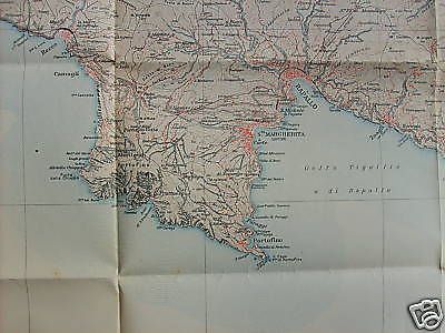 Mappa Antica Della Riviera Ligure Da Genova A Sestri Levante, TCI