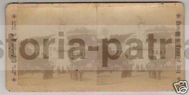 Fotografia Stereo Antica Cimitero Staglieno Genova Ceribelli 1800