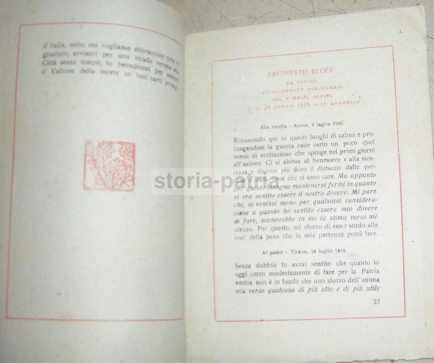 Il Monito Dei Combattenti, La Spezia, L'Eroica, 1917, Xilografie Di Francesco Gamba