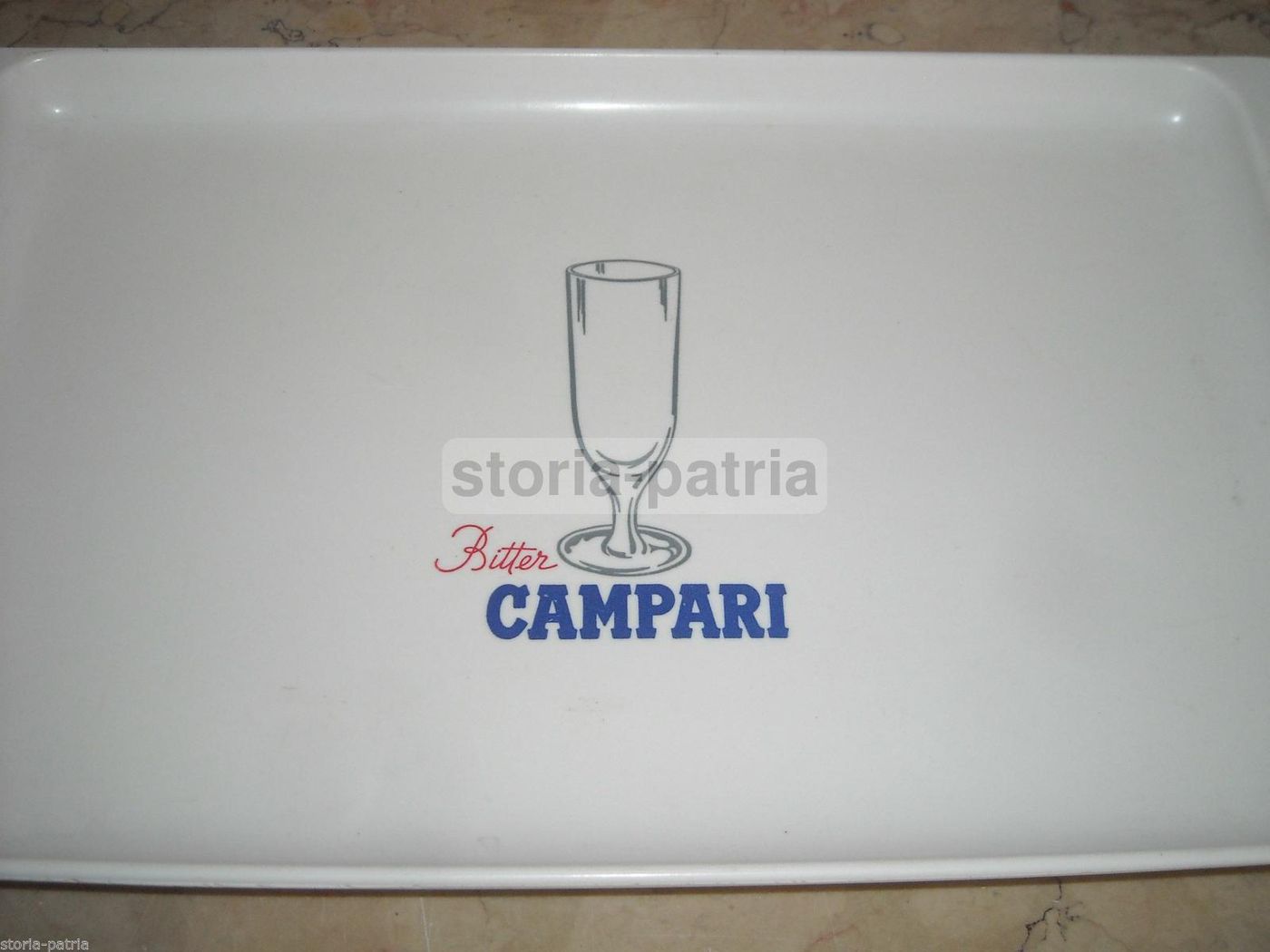 Vassoio Pubblicitario Bitter Campari, Anni 1960 70, K.E.A.N. Milano