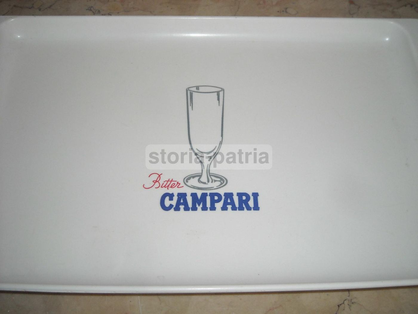 Vassoio Pubblicitario Bitter Campari, Anni 1960 70, K.E.A.N. Milano