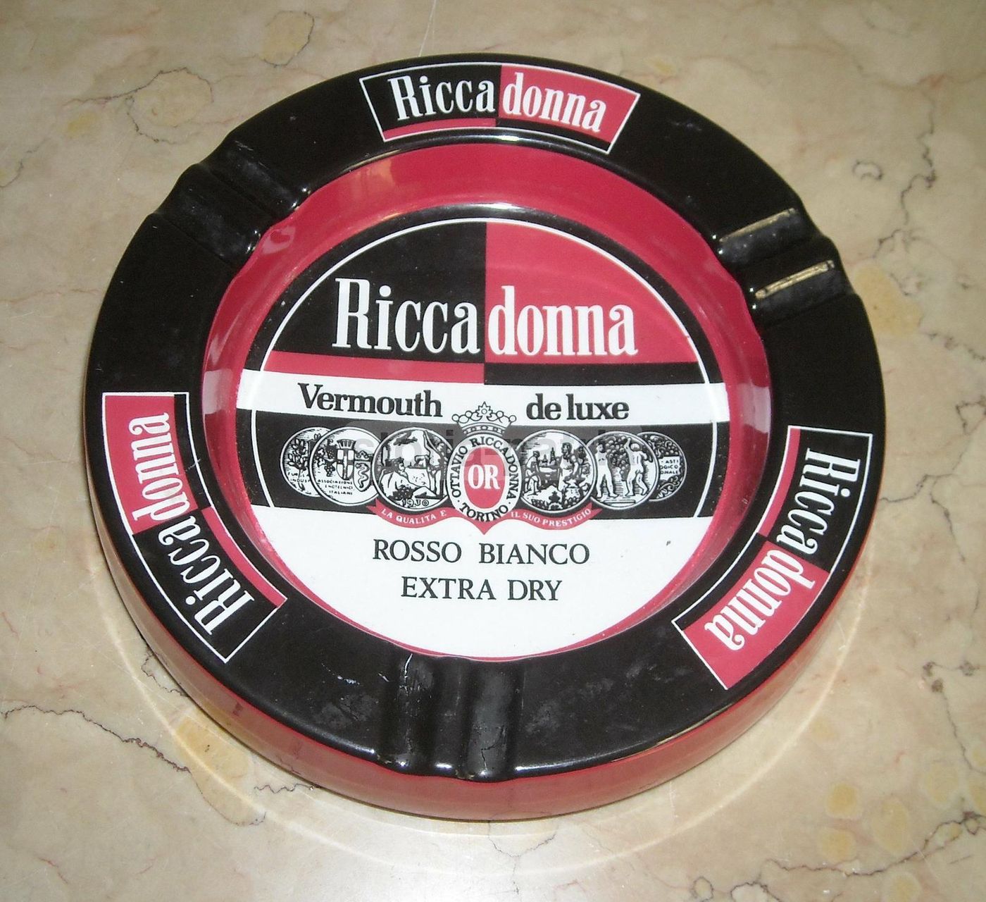 Posacenere Vintage Riccadonna Vermouth Torino Anni '60