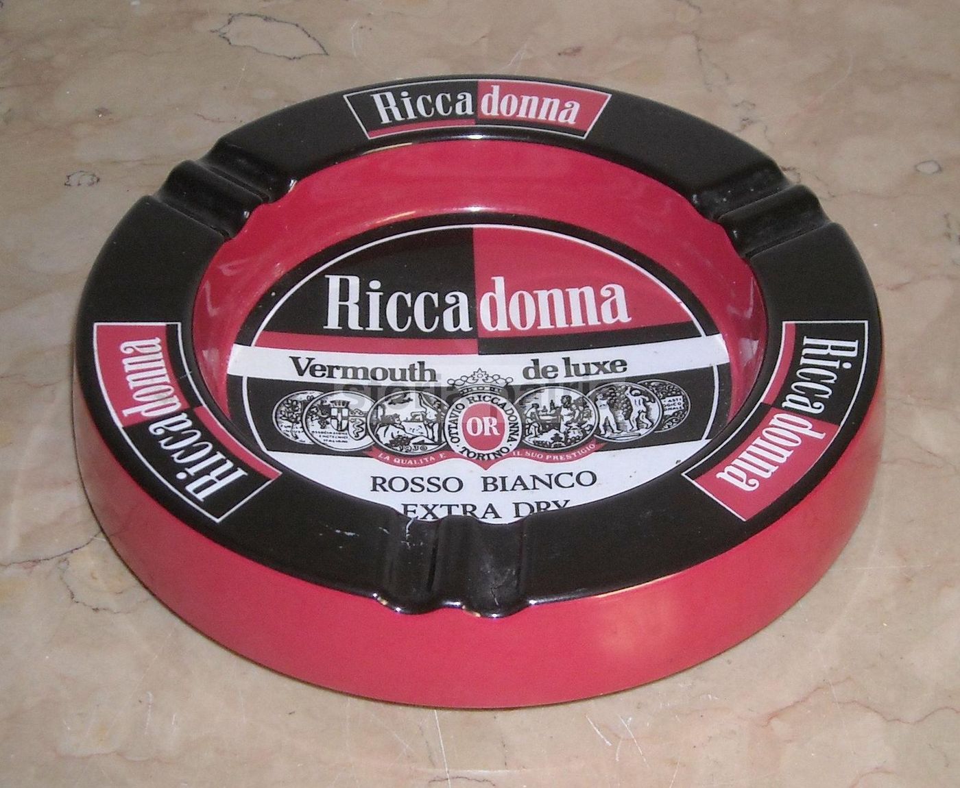 Posacenere Vintage Riccadonna Vermouth Torino Anni '60