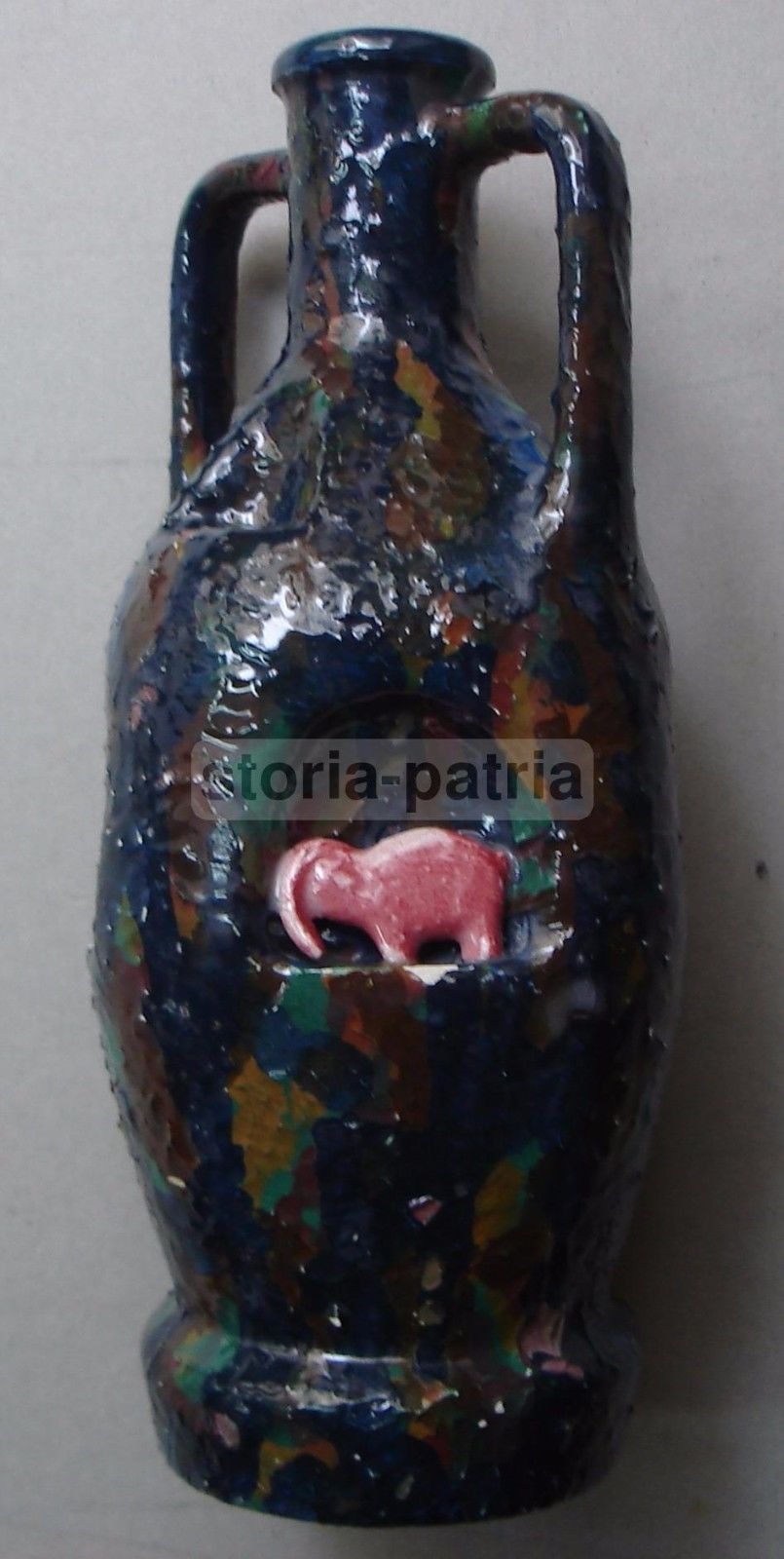 Bottiglia In Ceramica Di Cunardo, Anni '30