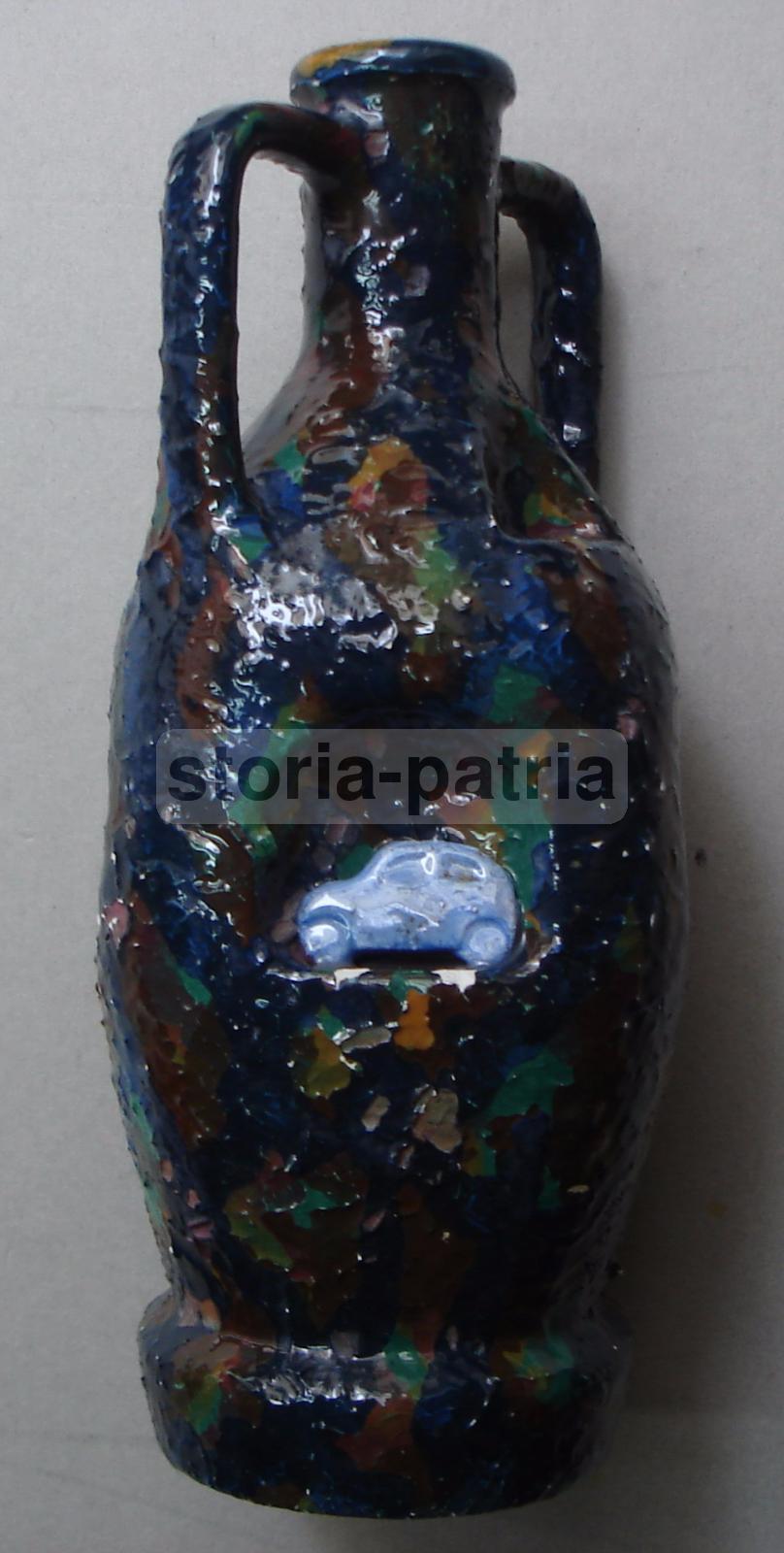 Bottiglia In Ceramica Di Cunardo, Anni '30