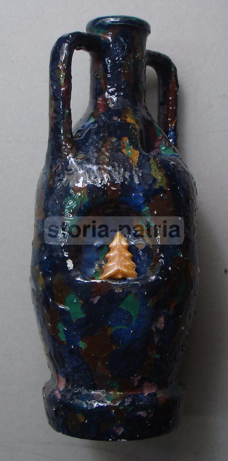 Bottiglia In Ceramica Di Cunardo, Anni '30