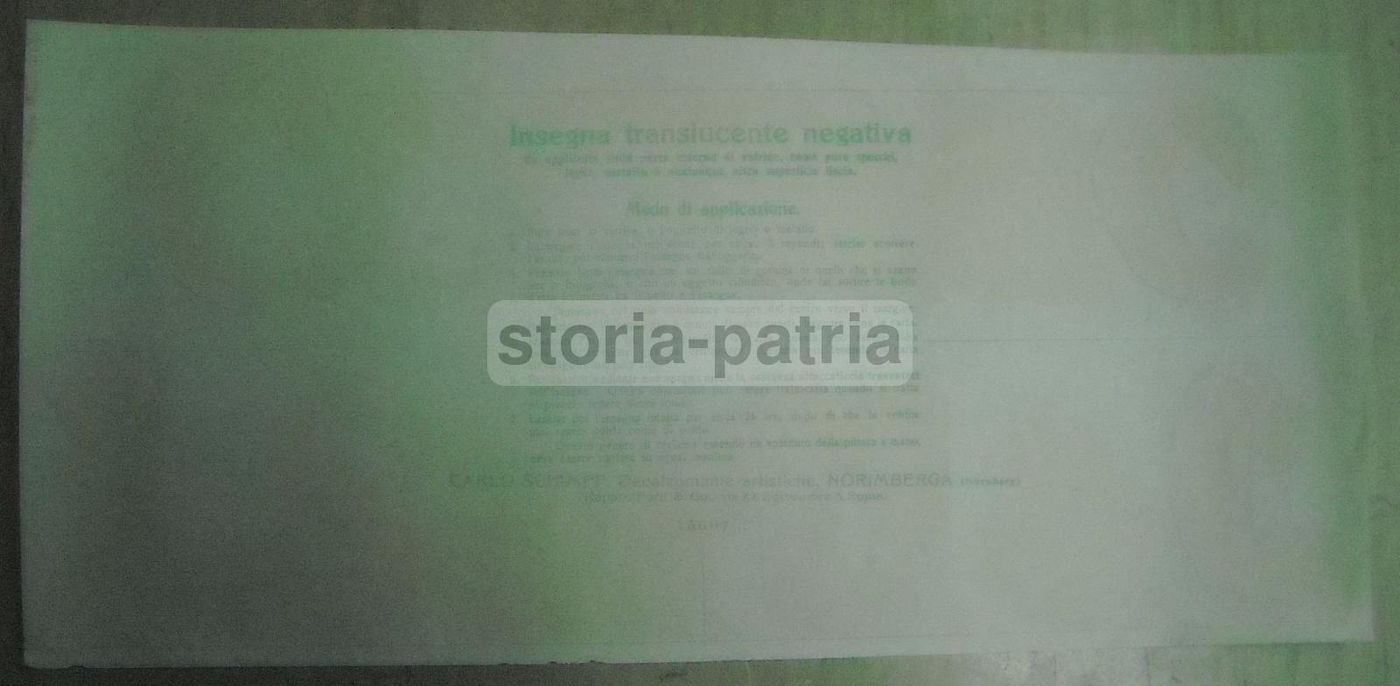 Vetrofania Pubblicitaria Cognac L. Sarti & C. Anni '30