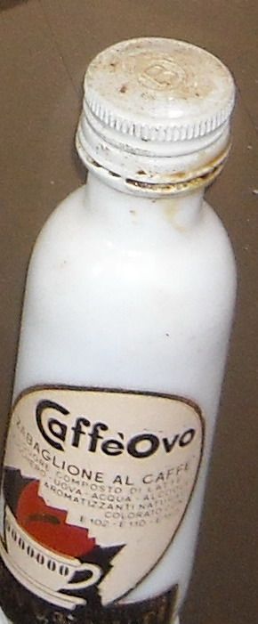 Bottiglietta Liquore Caffè Ovo Distilleria Benvenuti Modena Vintage
