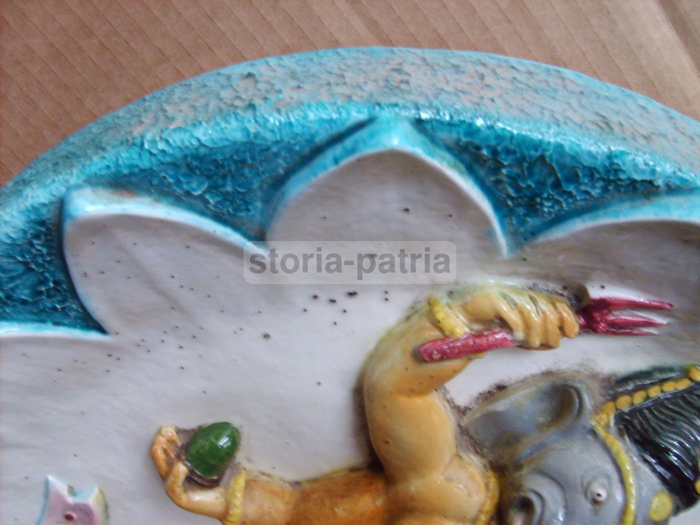Pannello In Ceramica Pubblicitaria Ganesha Distilleria Pizzolotto