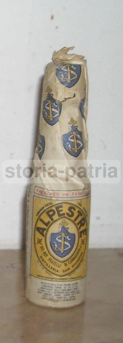 Miniature Bottle Liqueur Alpestre, Distilleria S. Giuseppe, Carmagnola