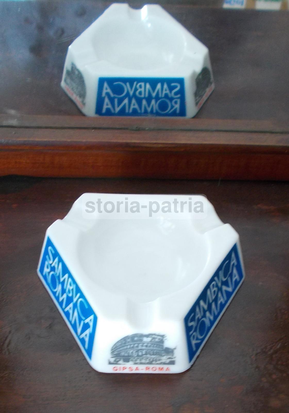 Posacenere Pubblicitario Sambuca Romana Gipsa Colosseo