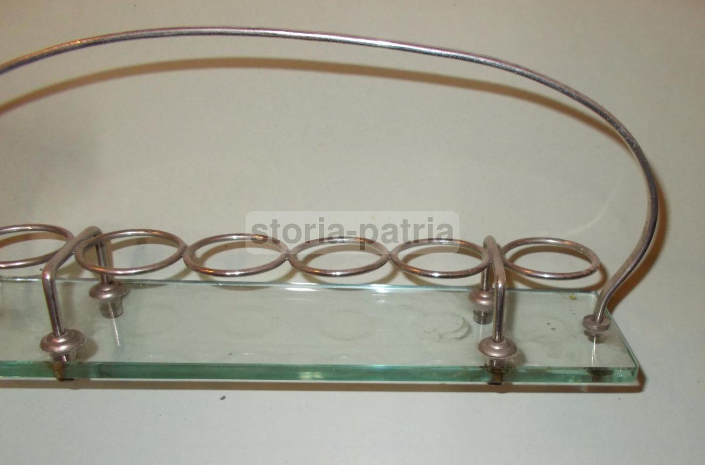 Set 6 Bicchierini Da Liquore E Rosolio Con Vassoio Vintage, Anni '20 '50