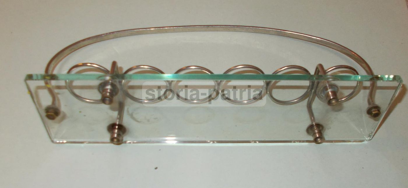 Set 6 Bicchierini Da Liquore E Rosolio Con Vassoio Vintage, Anni '20 '50