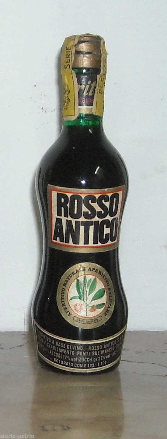 Miniature Bottle Rosso Antico Aperitif Vintage Ponti sul Mincio