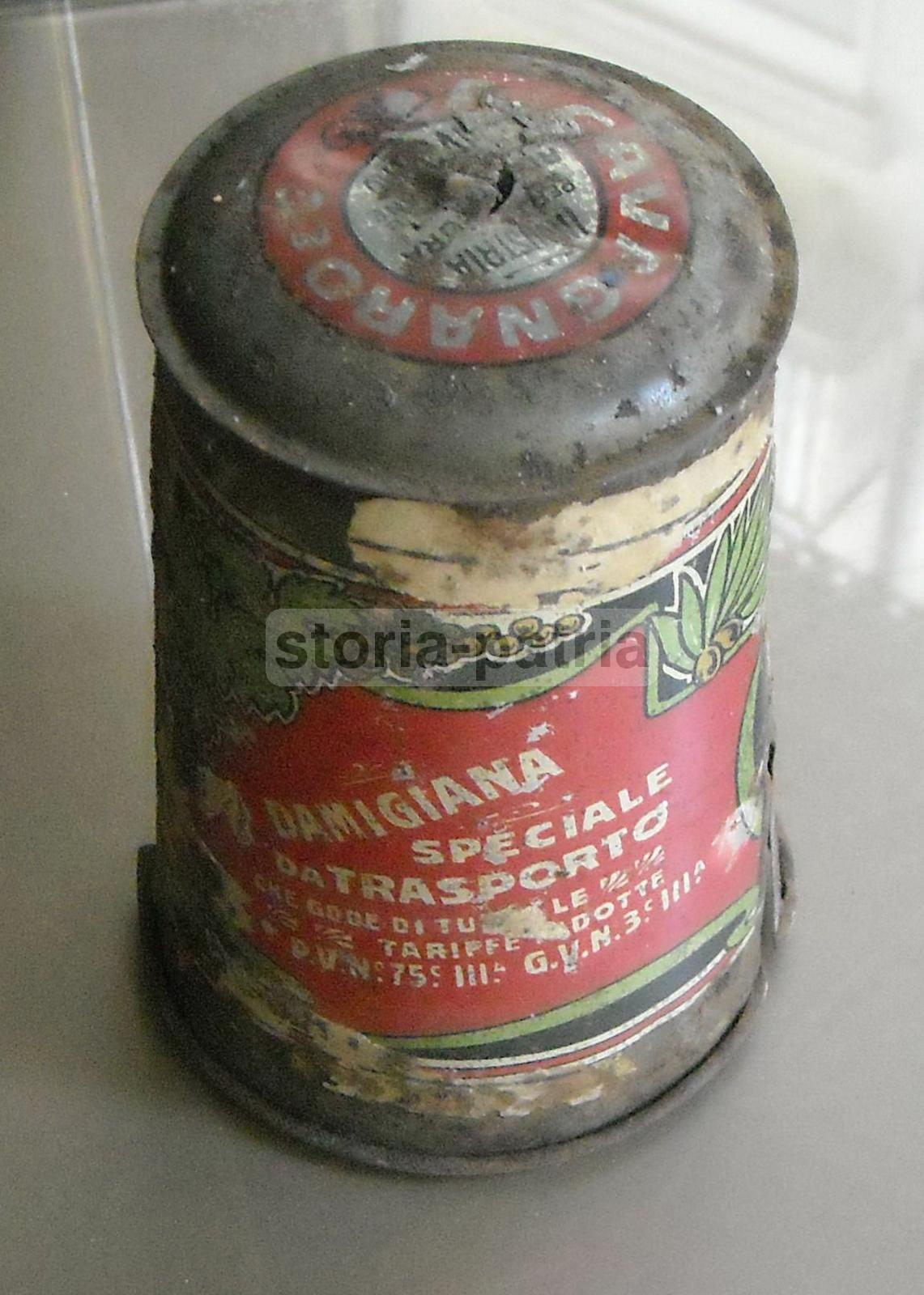 Tappo Pubblicitario Damigiana Cavagnaro Livorno Liberty 1900