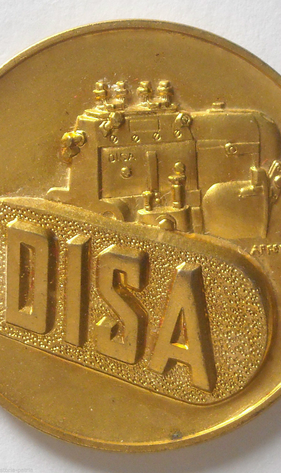 Medaglia Pubblicitaria Disa Motori Diesel Lombardia Anni '50