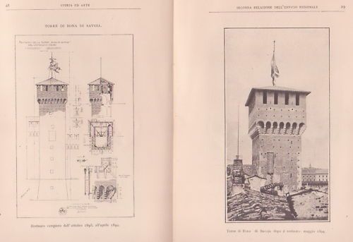 Relazione Beltrami: Monumenti In Lombardia 1893 94, Milano, Rivara