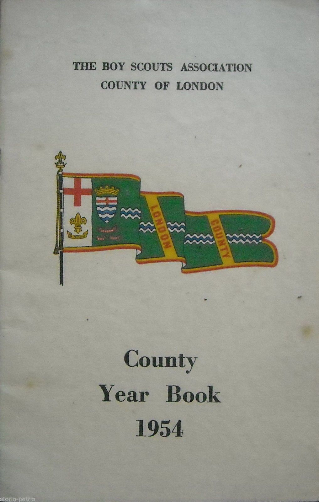 Boy Scout Association Londra 1954 Rapporto Annuale Illustrato