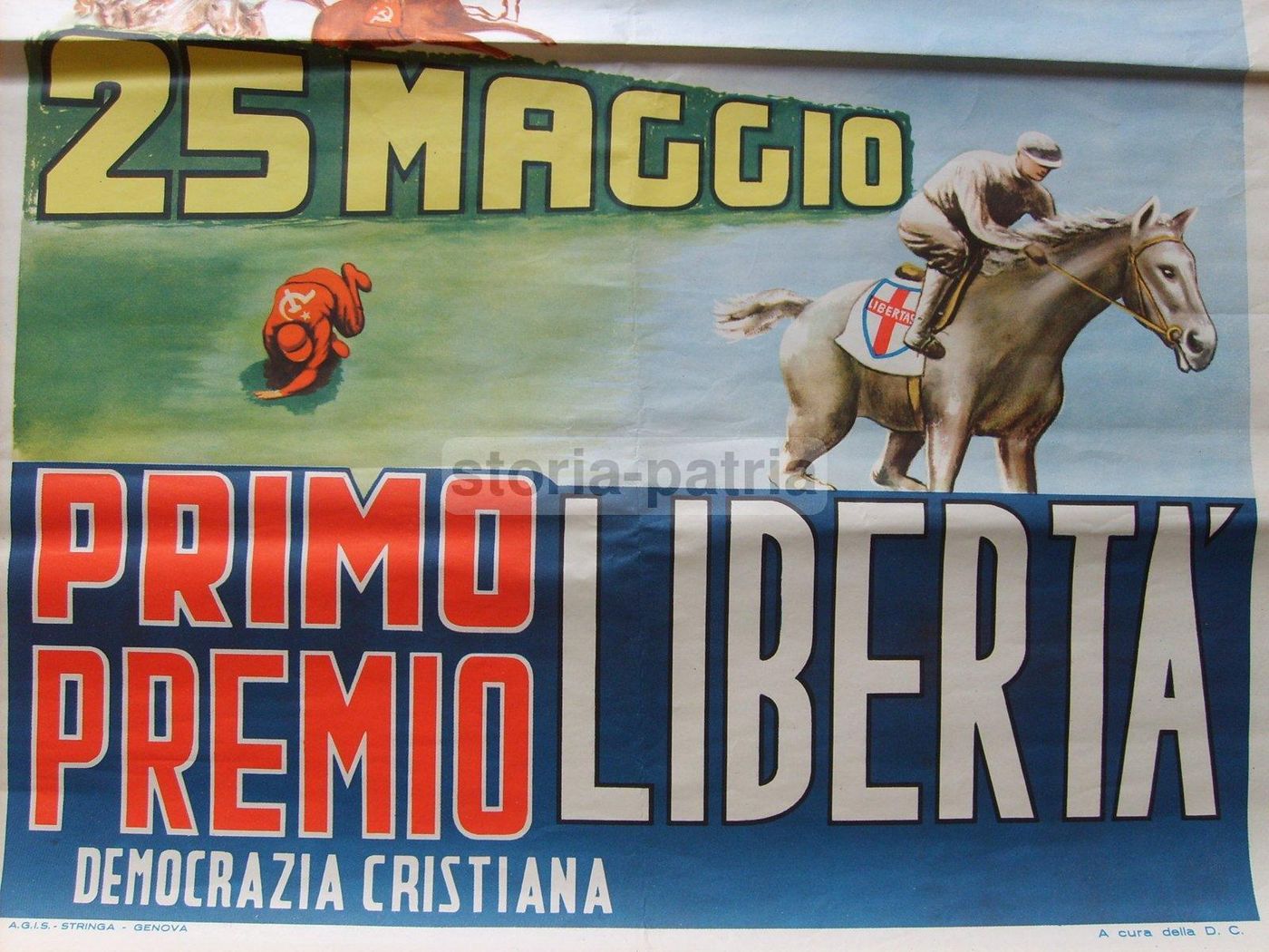 Manifesto Lotteria Democrazia Cristiana, Anni '50, José Fusaro