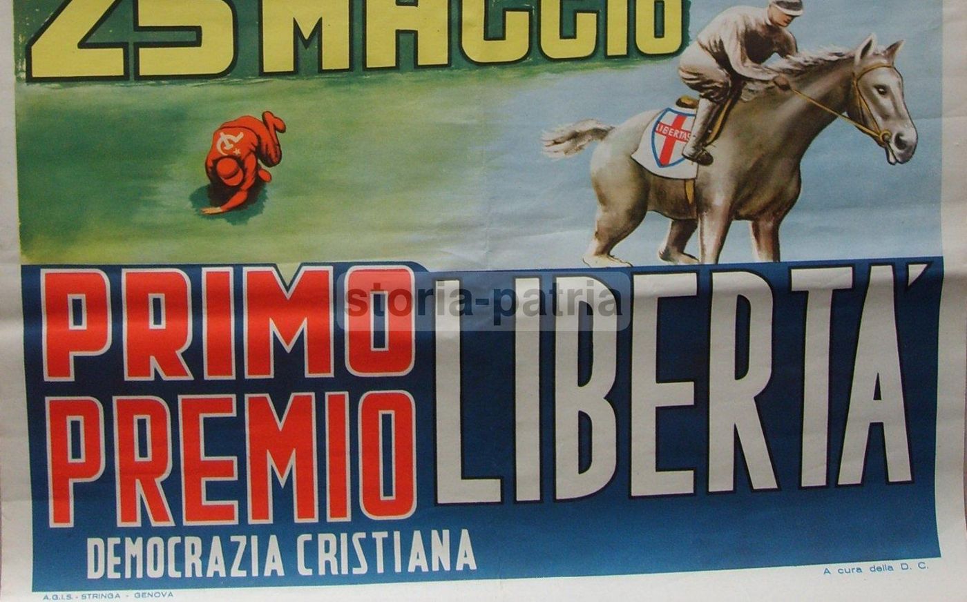 Manifesto Lotteria Democrazia Cristiana, Anni '50, José Fusaro