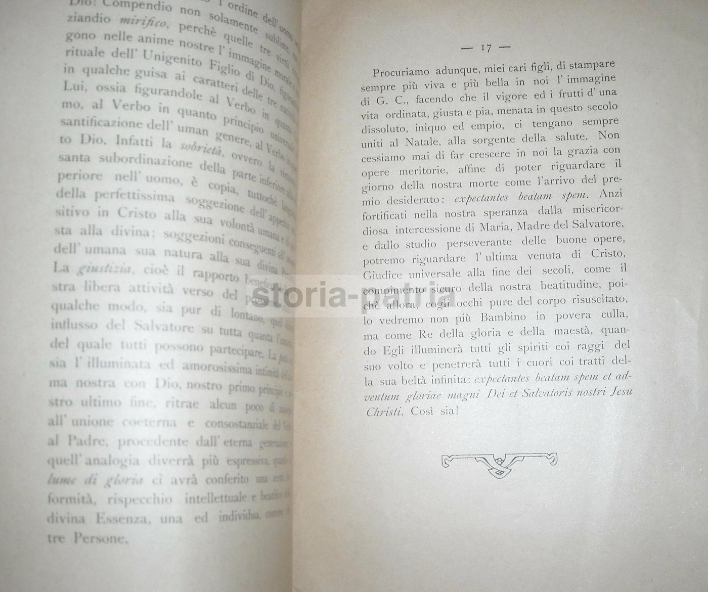 Omelia Natale 1905 Arcivescovo Benedetto Lorenzelli Lucca Autografo