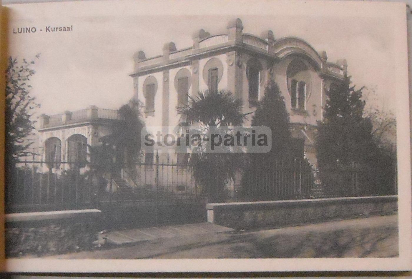 Cartolina Antica Kursaal Luino, Architettura Liberty, Anni '20