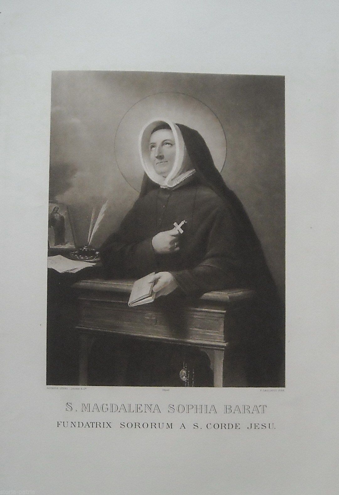 Santa Maddalena Sofia Barat, Stampa Antica Bouasse Lebel, Gagliardi