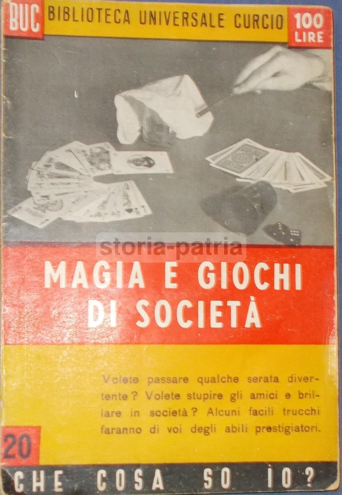 Magia E Giochi Di Società Di Sebastiano Fontecuccon (1950)