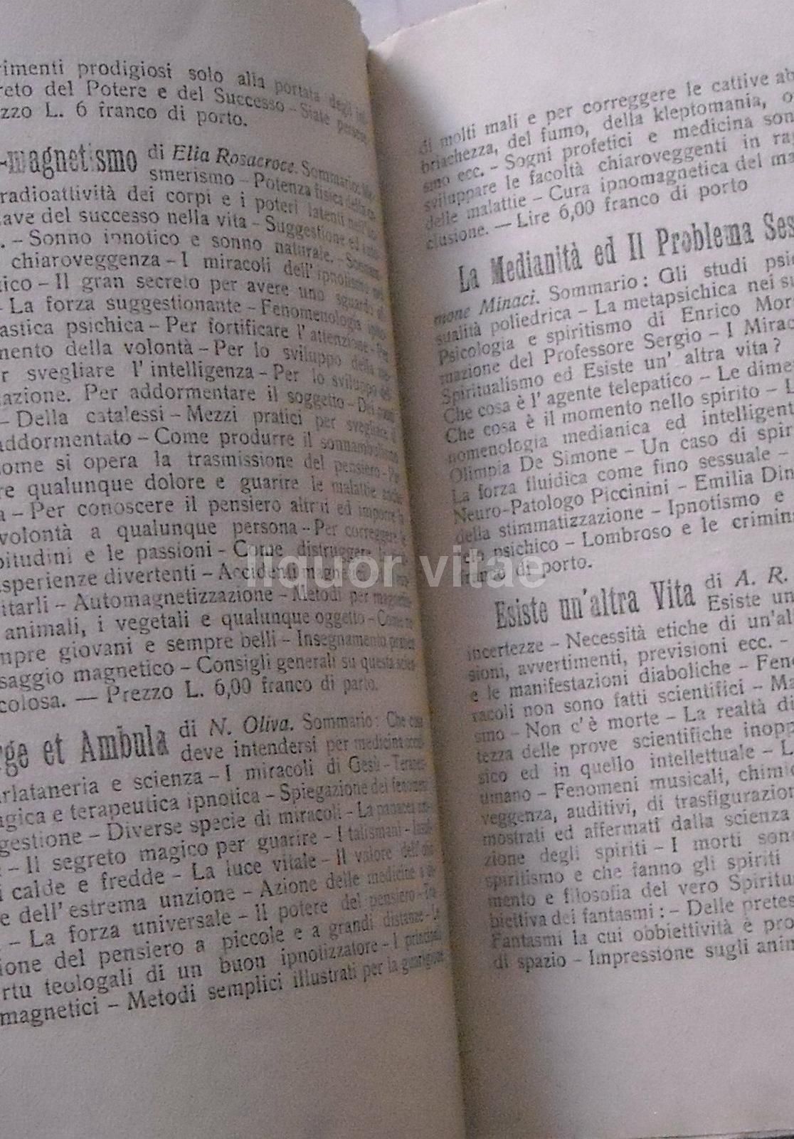 La Magia Delle Campagne, Eliphas Levi, 1922   Rabdomanzia E Stregoneria