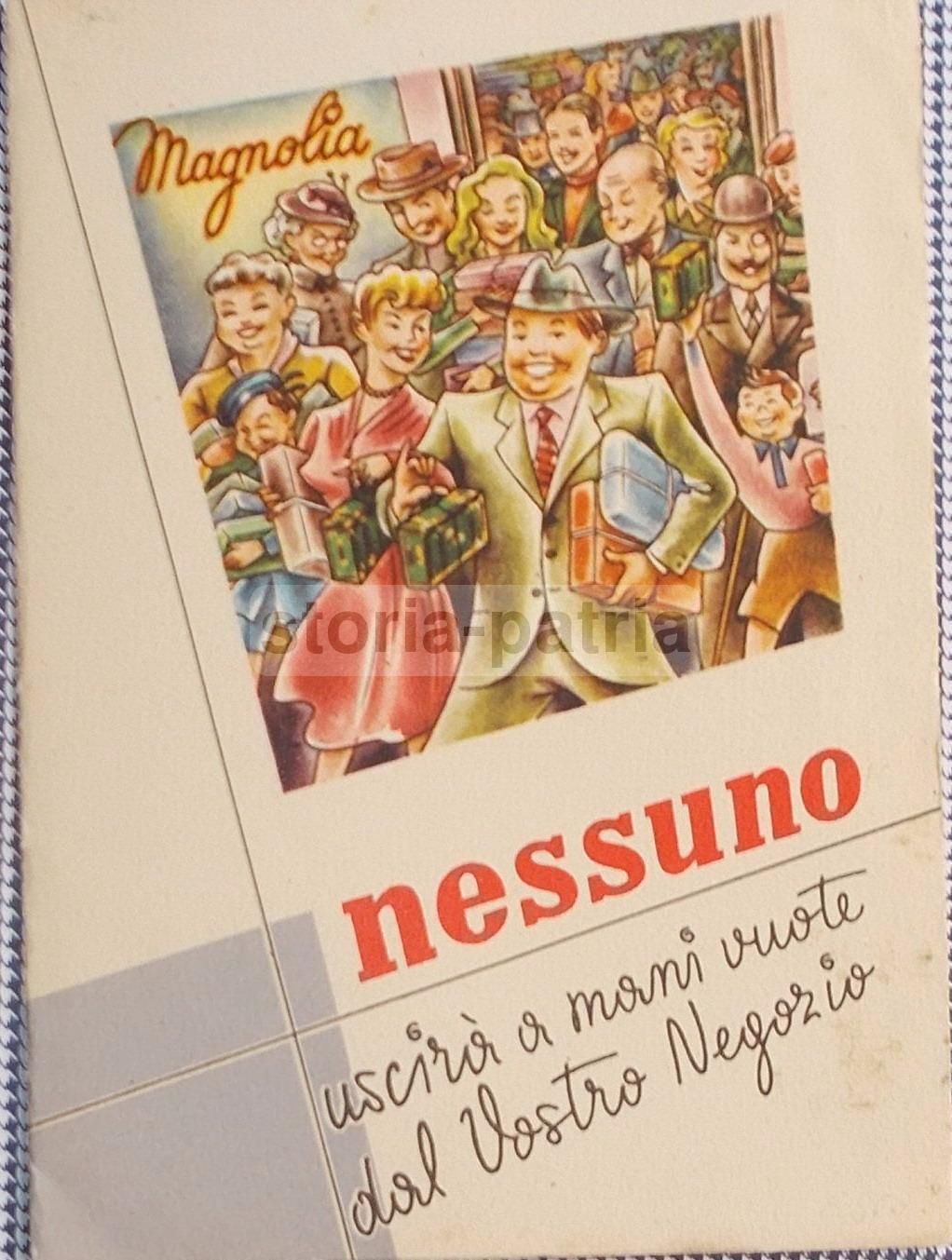 Depliant Pubblicitario Magnolia Maglieria Anni '50 Milano