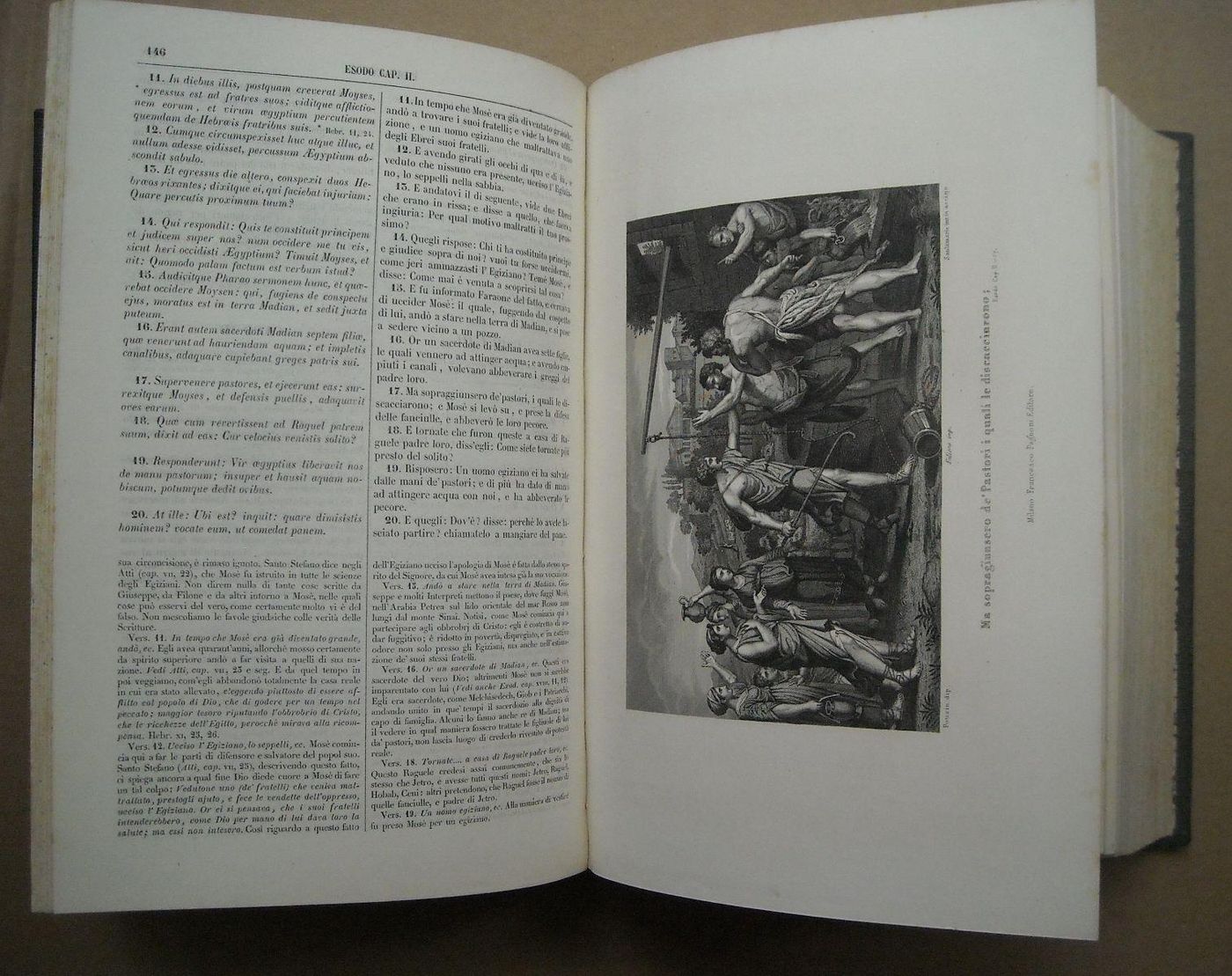 Sacra Bibbia Illustrata Antonio Martini 1862 Incisioni E Mappe