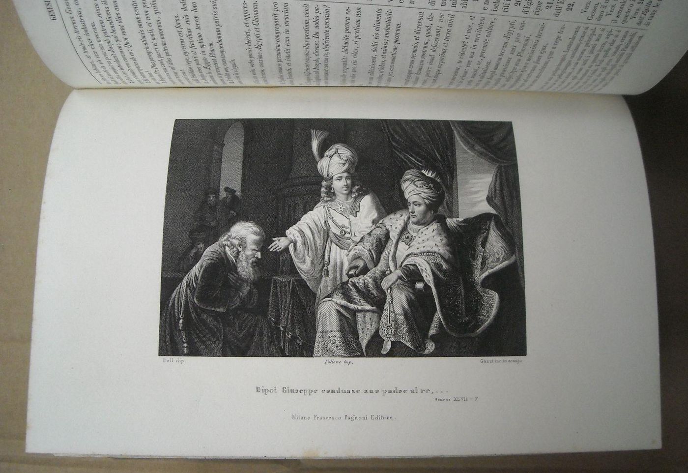 Sacra Bibbia Illustrata Antonio Martini 1862 Incisioni E Mappe