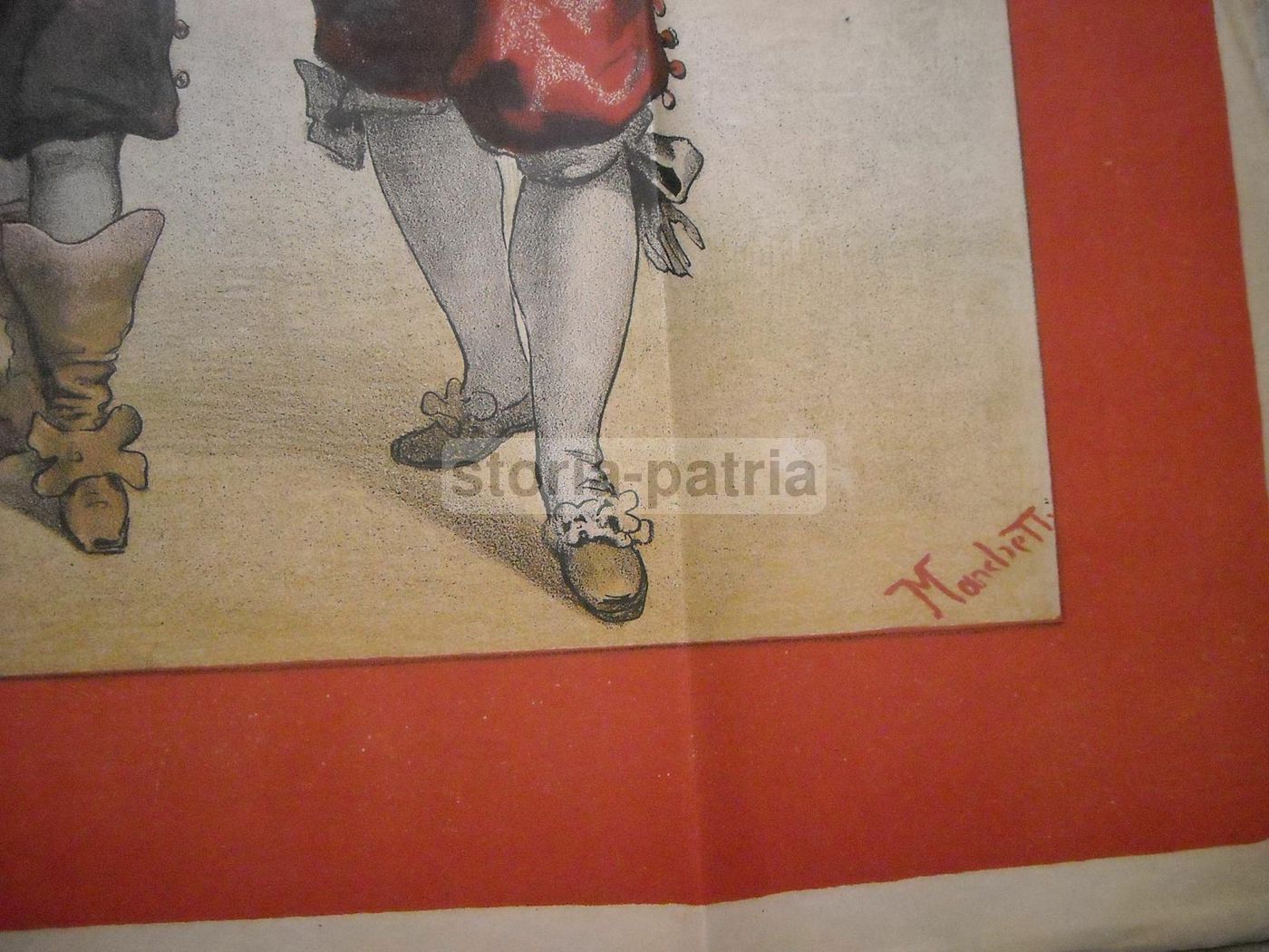 Manifesto I Tre Moschettieri Di Dumas, Illustrato Da Marchetti, Barberi